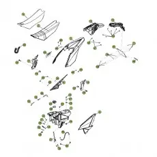 Beta RR450 Cross Country 12 Verkleidung/Sitzbank/Tank 1 Günstig