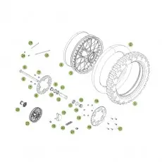 Beta RR450 Cross Country 12 Hinterrad Günstig