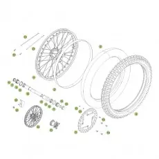 Beta RR450 Cross Country 12 Vorderrad Preiswert