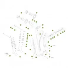 Knallerangebot Beta RR430 16 Zylinder - Zylinderkopf - Ventiltrieb 2