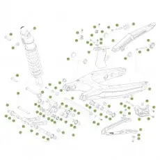 Beta RR390 15 Schwingarm/Federbein 1 Billig