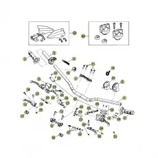 Beta RR450 Cross Country 12 Lenker/Armaturen Heißes Angebot