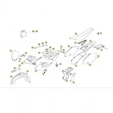 Beta RR525 Racing 09 Verkleidung/Sitzbank/Tank Sale