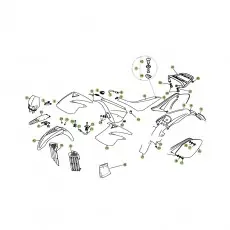 Meistverkauft Beta RE125 09 Verkleidung/Sitzbank/Tank