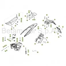 Solange Der Vorrat Reicht Beta RE125 16 Verkleidung/Sitzbank/Tank 2