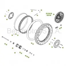 Beta RE125 16 Hinterrad Ausverkauf