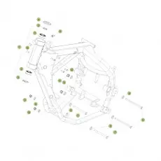 Preiswert Beta RE125 16 Rahmen/Ausleger