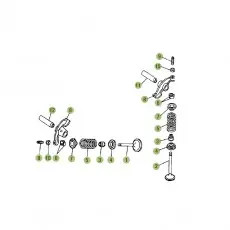 Letzte Chance Beta RE125 16 Zylinder/Zylinderkopf/Ventilrieb 2