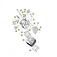 Beta RE125 16 Zylinder/Zylinderkopf/Ventilrieb 1 Knallerangebot