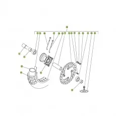 Beta RE125 09 Vorderrad Preisknaller