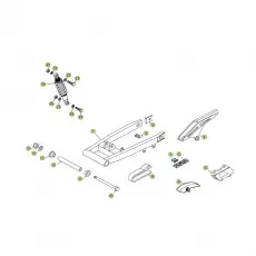 Zertifiziert Beta RE125 09 Schwingarm/Federbein