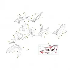 Beta RE125 13-14 Verkleidung/Sitzbank/Tank 1 Angebot