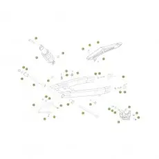 Beta RE125 13-14 Schwingarm/Federbein Sonderaktion