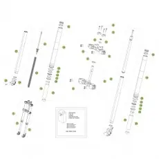 Schneller Versand Beta RR125 LC 13 Gabel 2