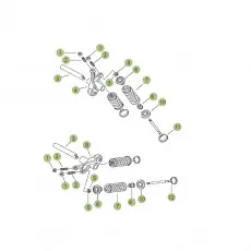 Beta RR125 LC 13 Zylinder/Zylinderkopf/Ventiltrieb 2 Abverkauf