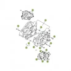 Knallerangebot Beta RR125 LC 13 Motorgehäuse 1