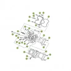 Neu Beta RR125 LC 14-15 Zylinder/Zylinderkopf/Ventiltrieb 1