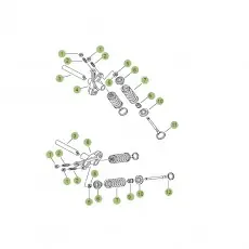 Beta RR125 LC 16 Zylinder/Zylinderkopf/Ventiltrieb 2 Bestpreis