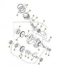 Schneller Versand Beta RR125 11 Kurbelwelle/Kolben/Ausgleichswelle