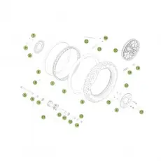 Neue Kollektion Beta RR125 13 Hinterrad