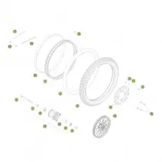 Beta RR125 13 Vorderrad Echt