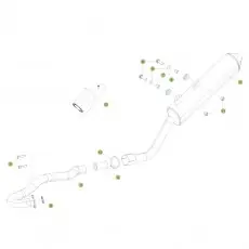 Neue Kollektion Beta RR125 13 Auspuffsystem