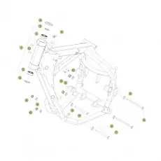 Preisreduziert Beta RR125 13 Rahmen/Ausleger