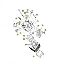 Preis Gesenkt Beta RR125 13 Zylinder/Zylinderkopf/Ventiltrieb 1