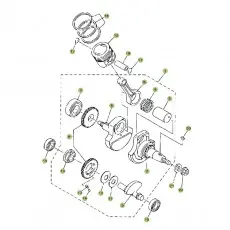 Beta RR125 09 Kurbelwelle/Kolben/Ausgleichswelle Top-Seller