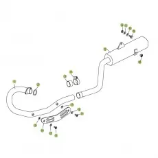 Jetzt Bestellen Beta RR125 09 Auspuffsystem