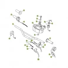 Nur Heute Beta RR125 09 Lenker/Armaturen