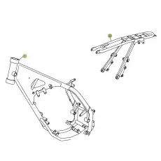 Beta RR125 09 Rahmen/Ausleger Abverkauf