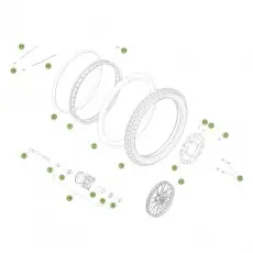 Markenprodukt Beta RR125 14 Vorderrad