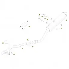 Beta RR125 14 Auspuffsystem Neue Ware