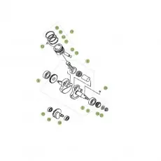 Beta RR125 14 Kurbelwelle/Kolben/Ausgleichswelle Günstig