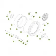 Beta RR125 15 Hinterrad Wochenendangebot