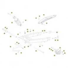 Top-Preis Beta RR125 15 Schwingarm/Federbein