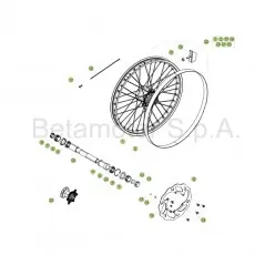 Beta RR250 Racing 17 Vorderrad Top-Angebot