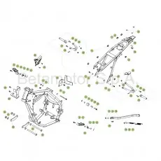 Beta RR125 16 Rahmen Zubehör Finale Aktion