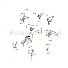 Günstig Beta RR300 RC 17 Verkleidung/Sitzbank/Tank 2