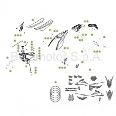 Preiswert Beta RR300 RC 17 Verkleidung/Sitzbank/Tank 1