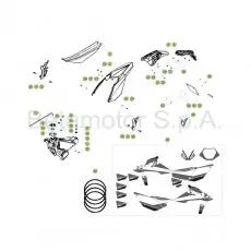 Beta RR350 Racing 17 Verkleidung/Sitzbank/Tank 1 Top-Angebot