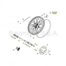 Beta RR350 Racing 17 Vorderrad Angebot