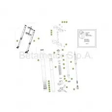 Beta RR350 Racing 17 Gabel Neu