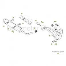 Markenware Beta RR300 17 Auspuffsystem