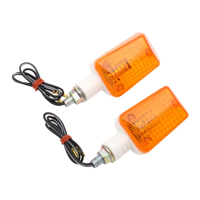 2x Motorrad Mini Blinker kurz weiß UNIVERSAL Halogen 12V 23W Geprüft