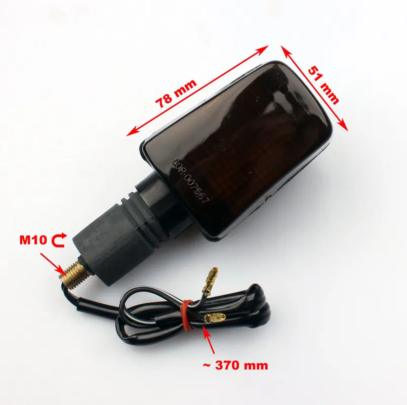 Bestpreis Indicatore di direzione corto colorato per Suzuki DR 125 350 650 800 GS 500 GSX-R 750 RGV 250