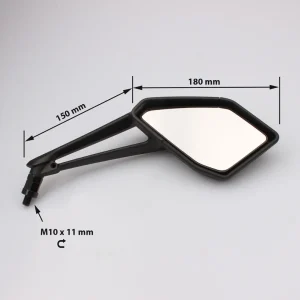 Geprüft Spiegel Paar schwarz für Kawasaki Z 1000 F /G # 56001-0292-46V 56001-0291-46V