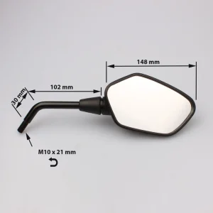 Coppia di specchi neri per Honda CRF 450 1000 GL 1000 NC 700 750 X-ADV 750 Online Kaufen