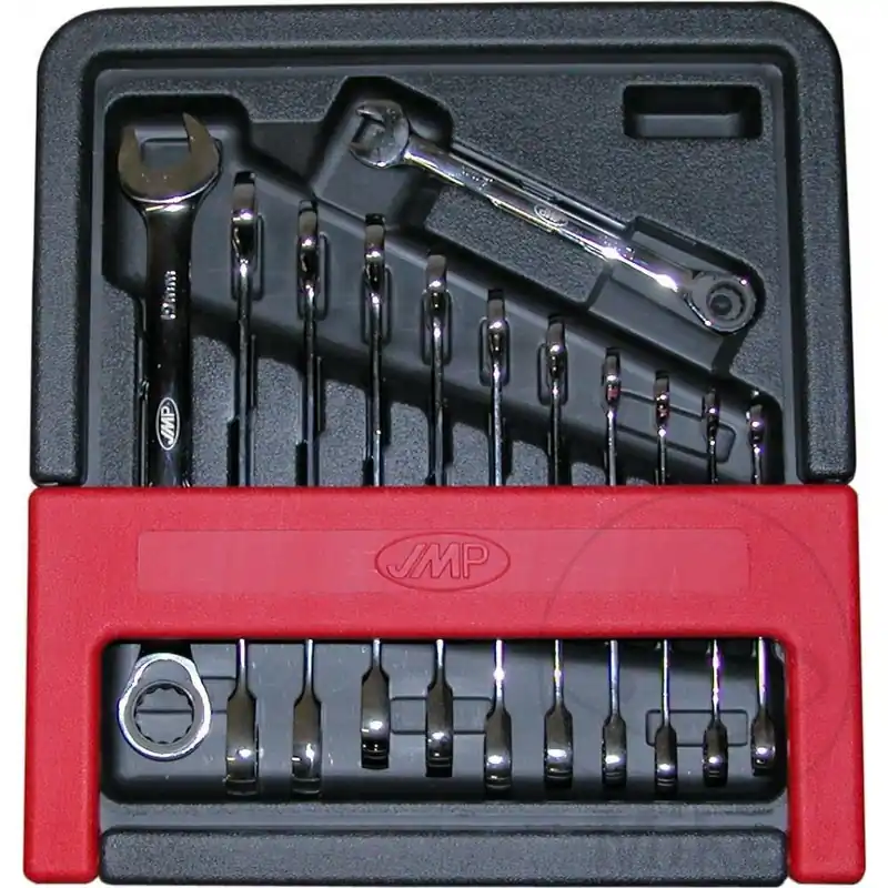 JMP ratchet ring wrench open-end wrench set 12 pieces, without changeover Wochenendangebot